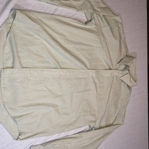Gap Button Down Dress Shirt Lime Medium